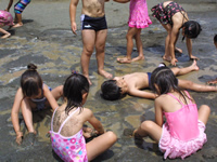 水遊び