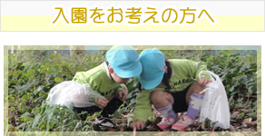 入園をお考えの方へ